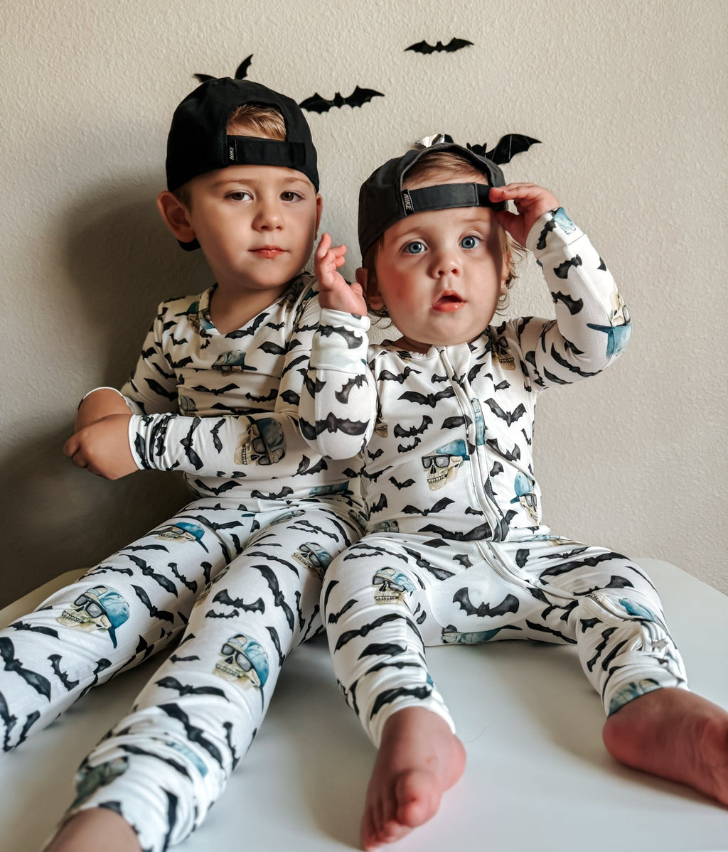 Spooky Bro 2pc Bamboo Pajamas - Shop Avnu