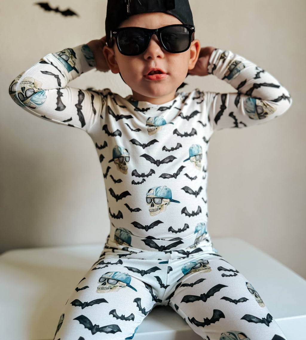 Spooky Bro 2pc Bamboo Pajamas - Shop Avnu