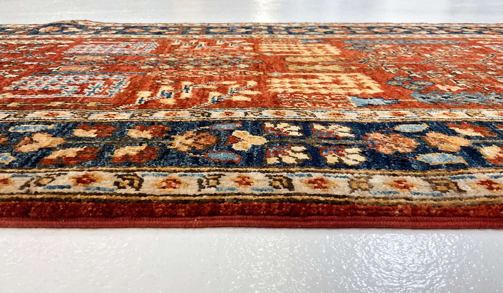 Espalier (2'08"x13' Runner) rust/navy
