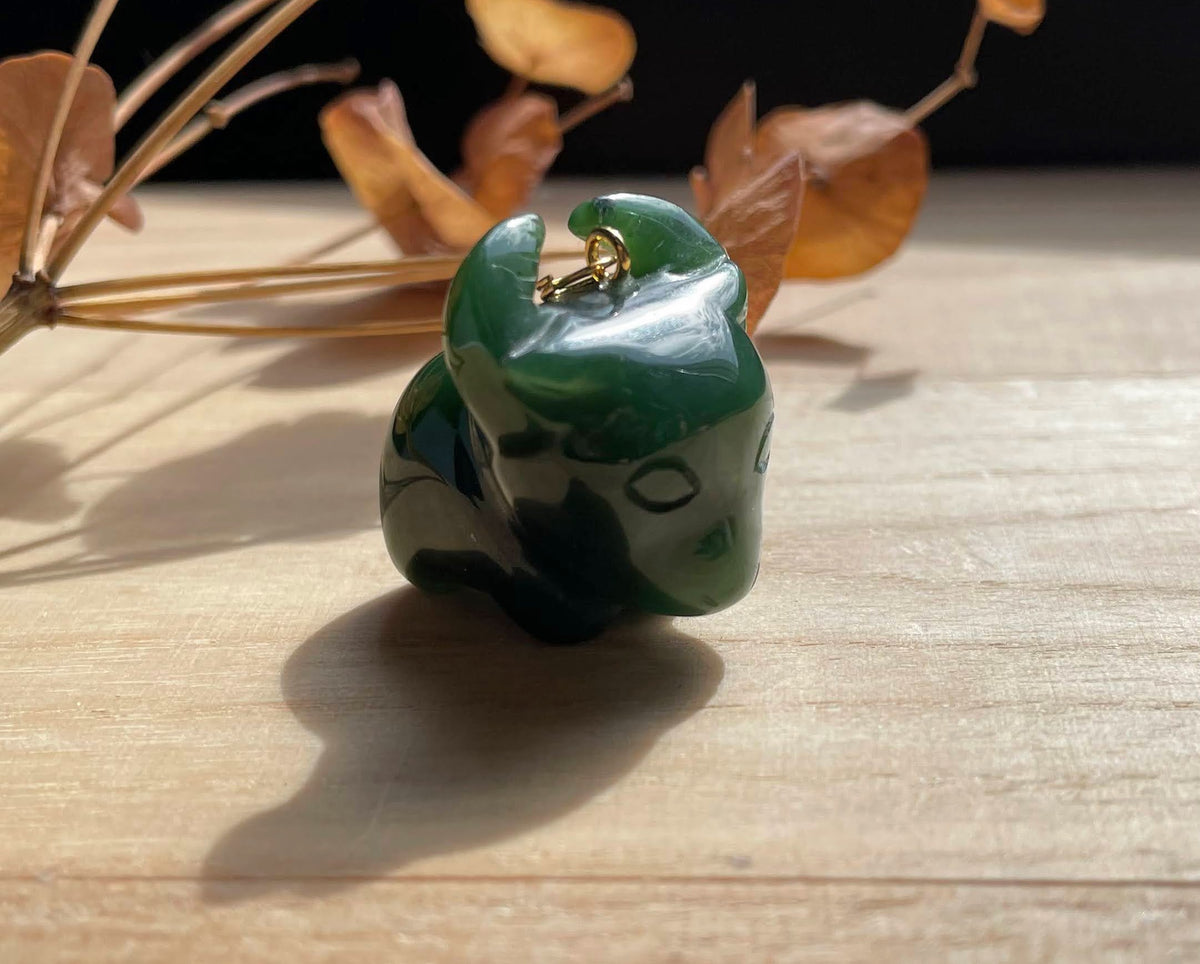 Jade Ox Cartoon Charm, 1" - Shop Avnu