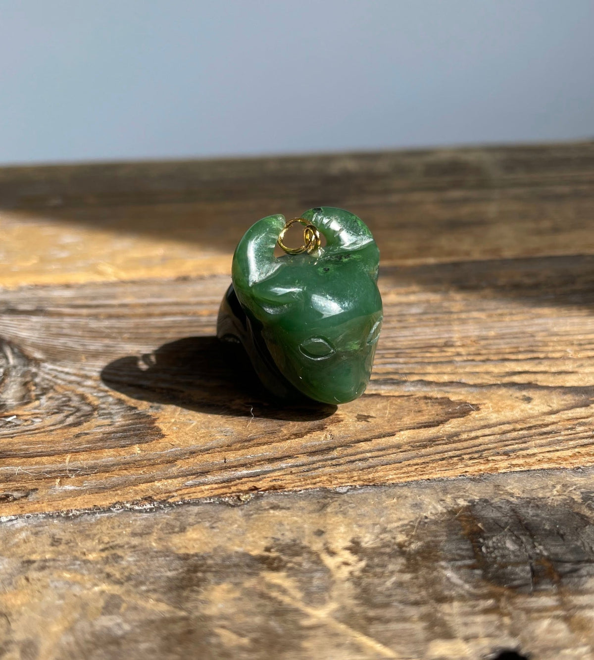 Jade Ox Cartoon Charm, 1" - Shop Avnu