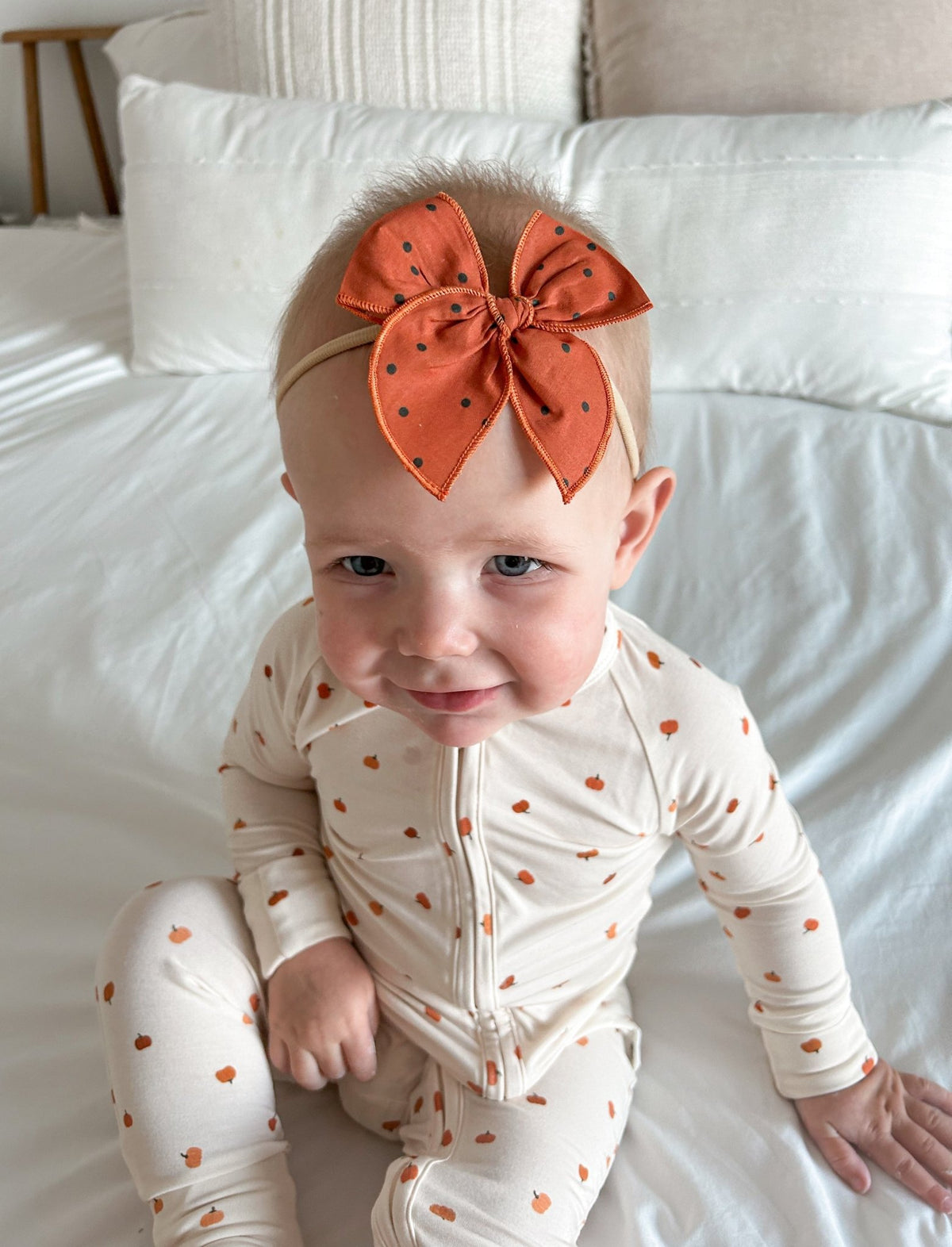 Little Pumpkin Bamboo Zippy Romper - Shop Avnu