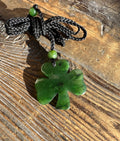 Canadian Jade 3 Leaf Clover Pendant - 30mm - 1451 - Shop Avnu