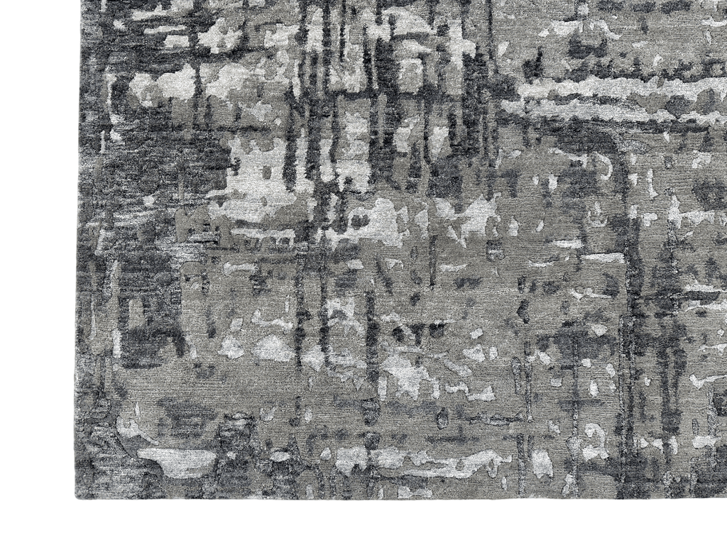 Modern, Carved Tibetan-Style 6x9 (dark gray)