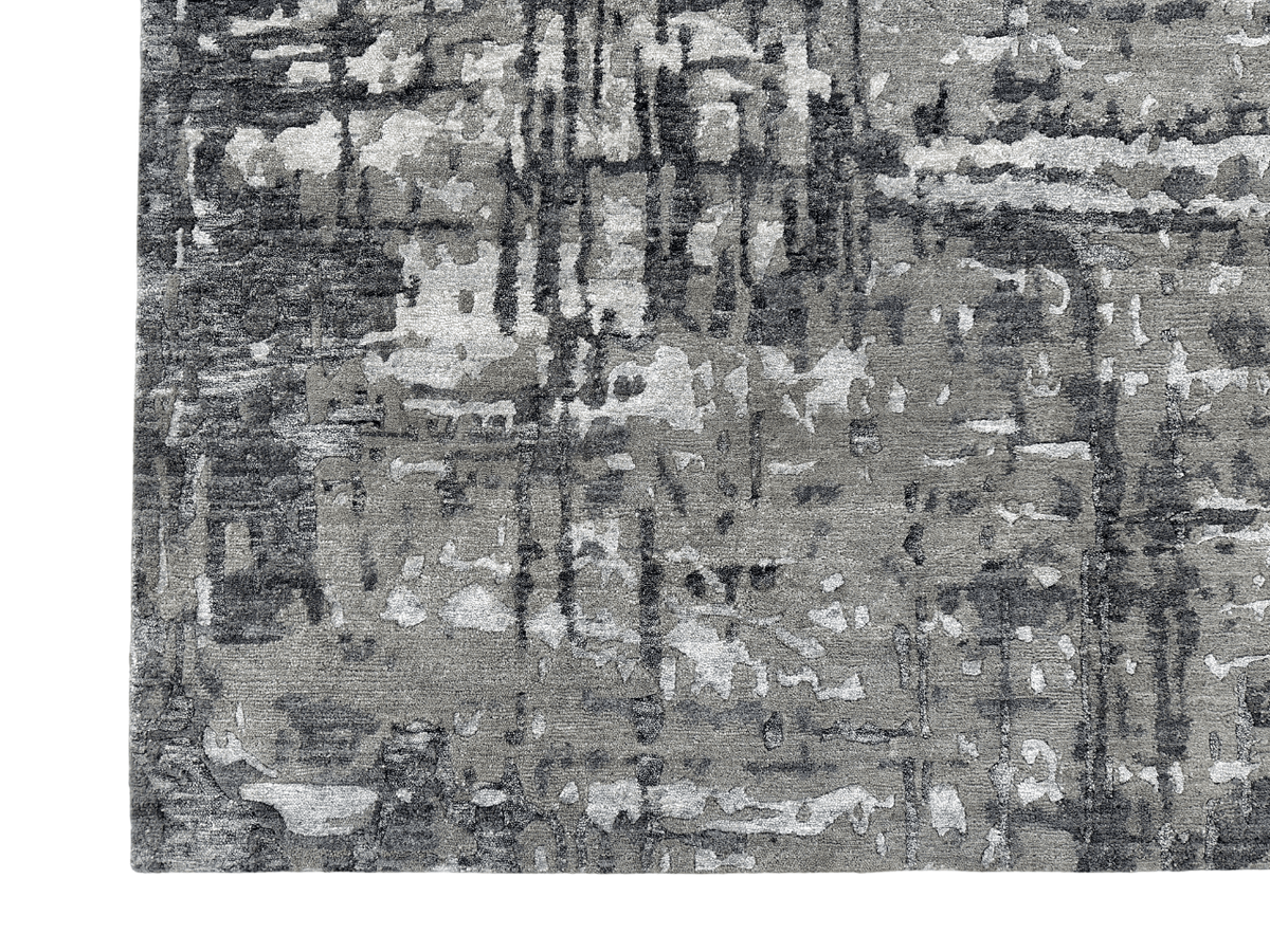 Modern, Carved Tibetan-Style 6x9 (dark gray)