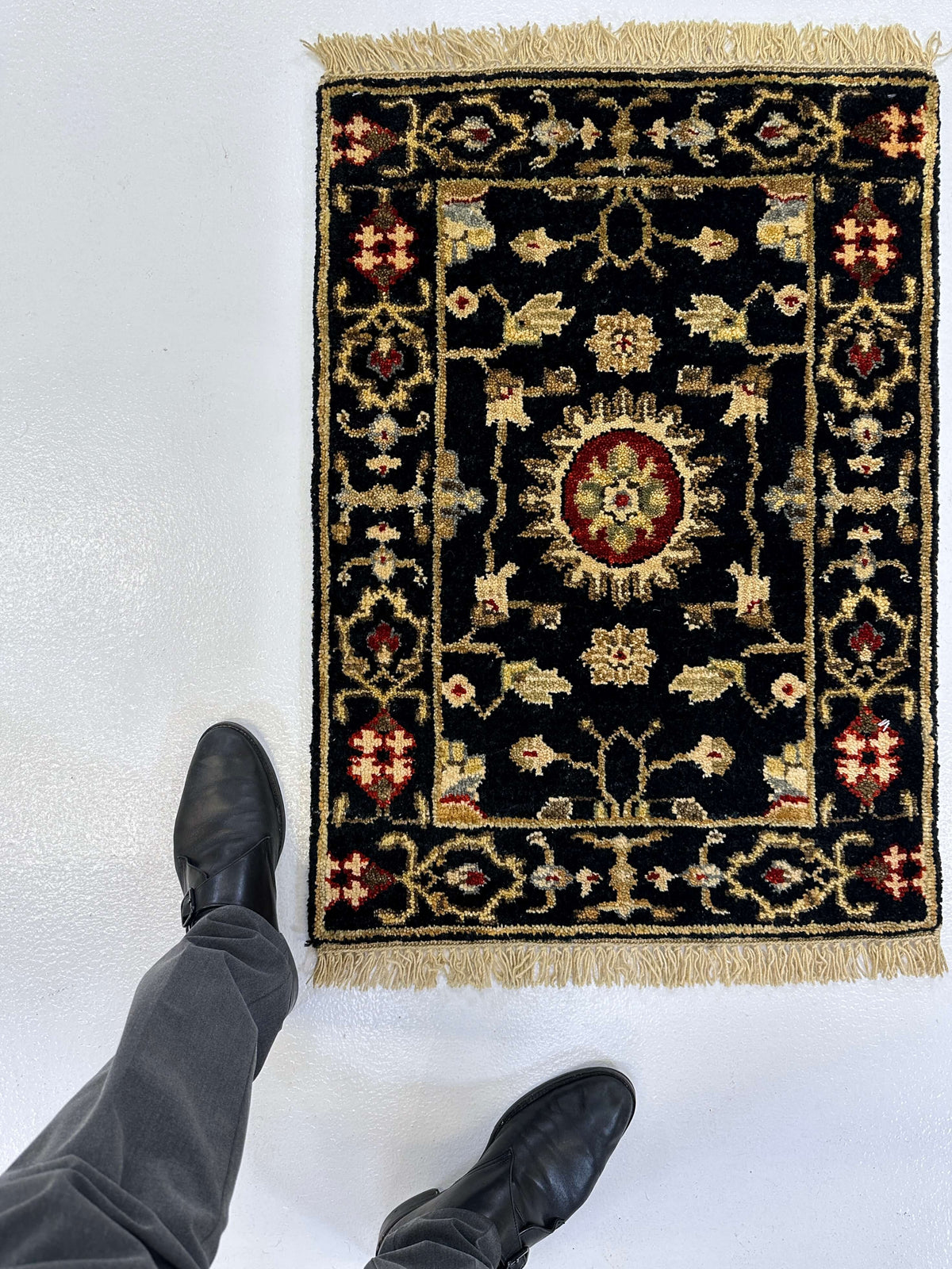 India wool (2x3) black