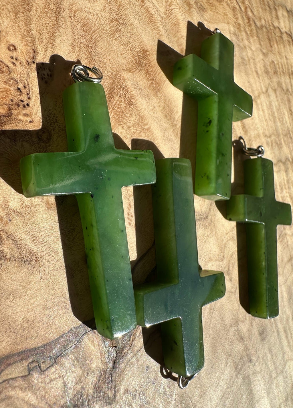 Jade Cross Pendant, 40mm* - Shop Avnu