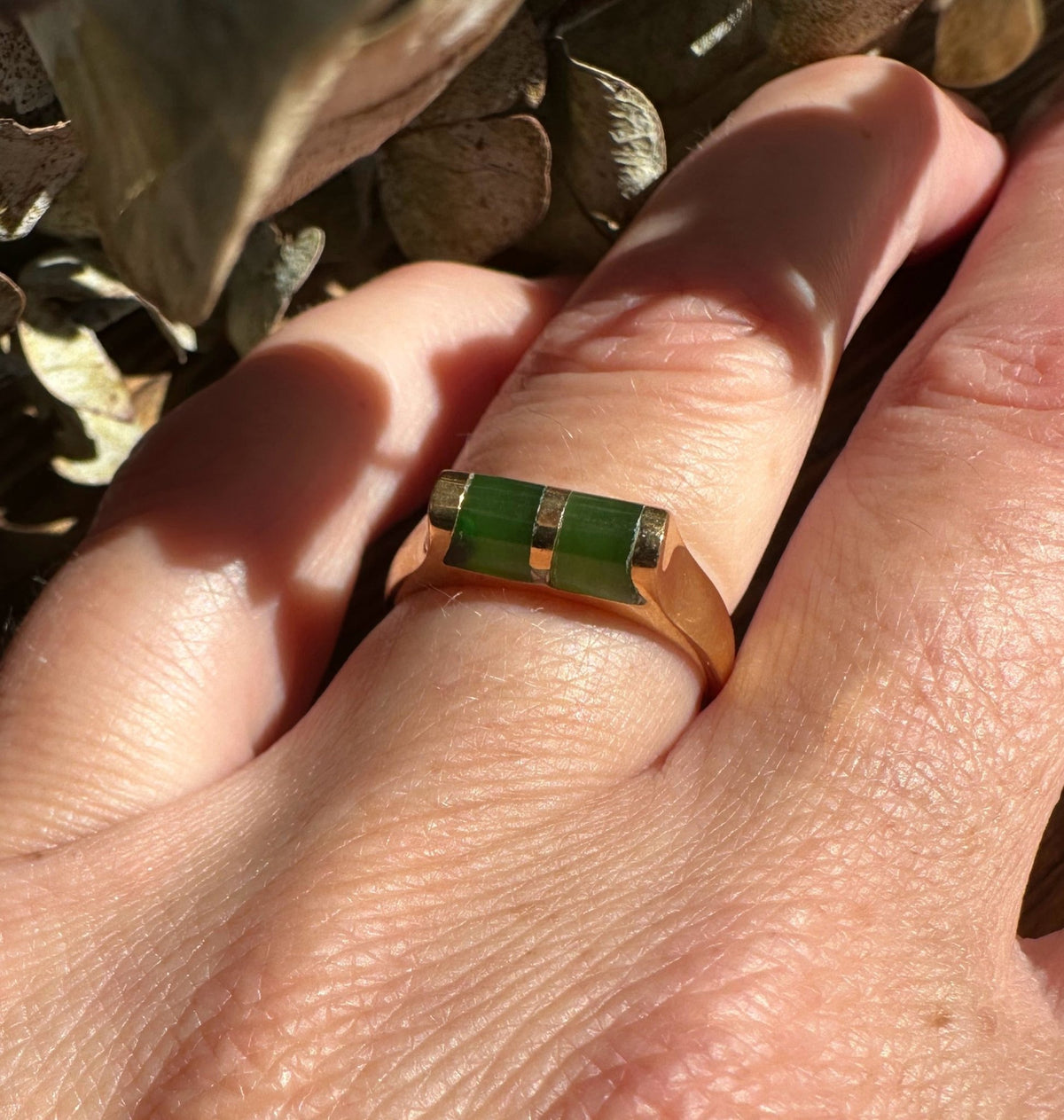 Vintage Jade Ring - 225G - Shop Avnu
