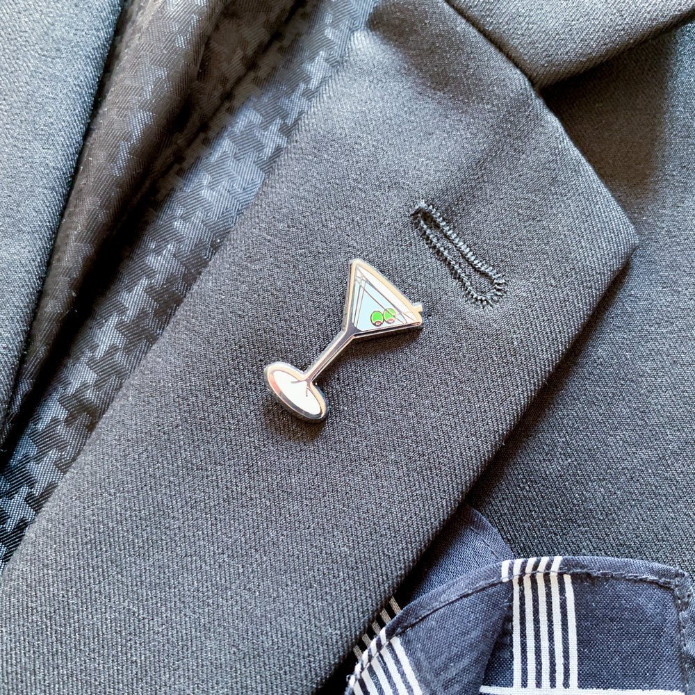 Martini Cocktail Pin - Shop Avnu