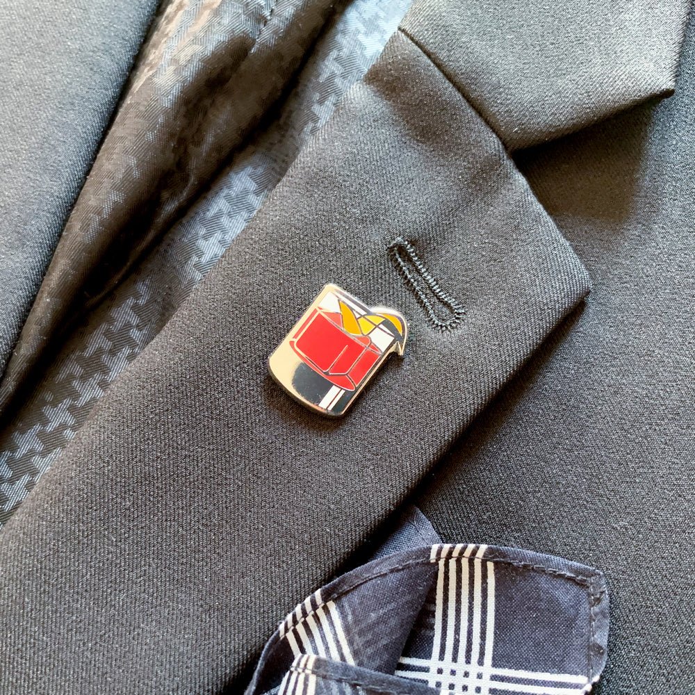 Negroni Cocktail Pin - Shop Avnu