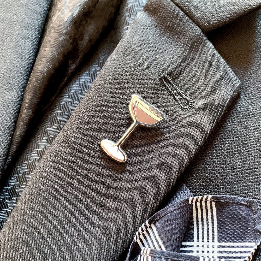 Espresso Martini Cocktail Pin - Shop Avnu