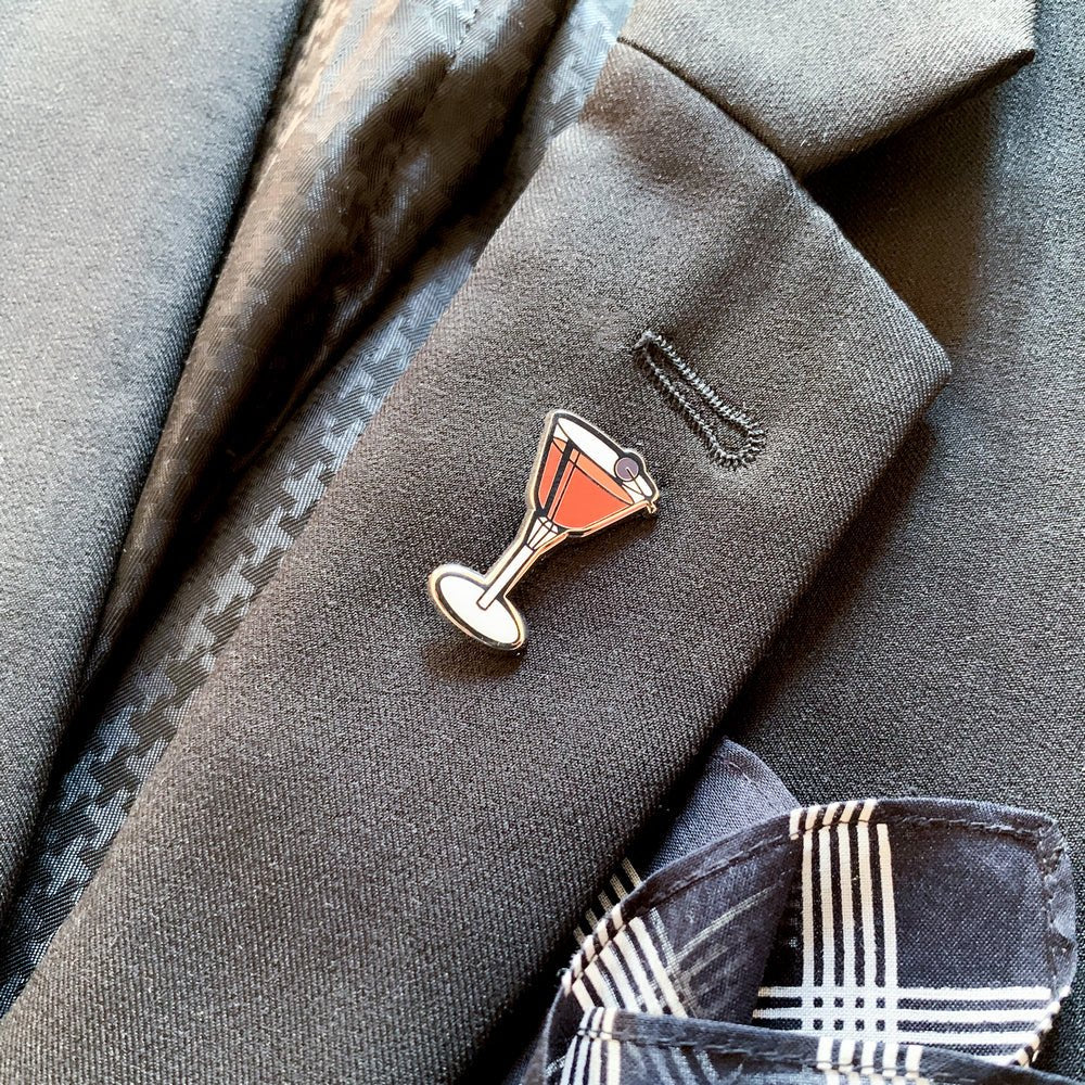 Manhattan Cocktail Pin - Shop Avnu