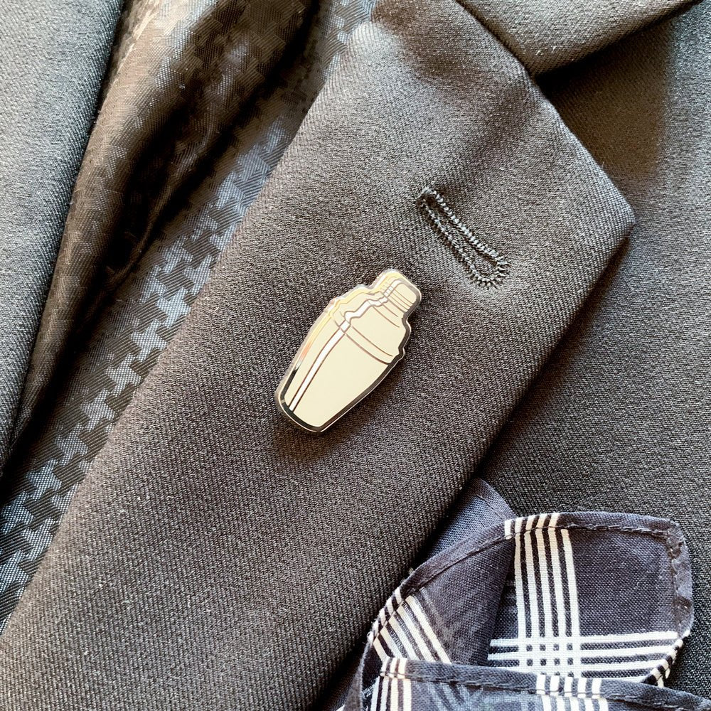 Vintage Cocktail Shaker Pin - Shop Avnu