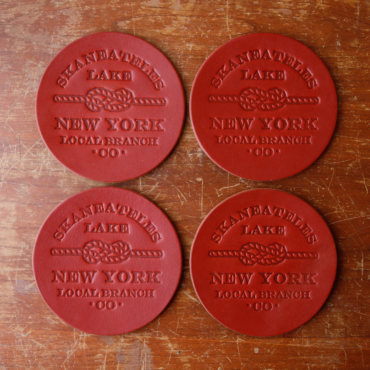 Leather Coasters - USA Made