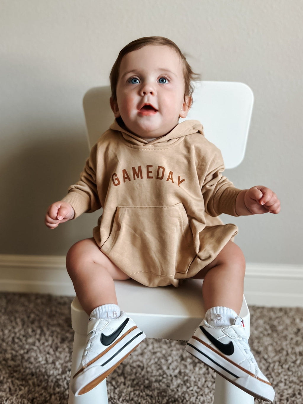 Gameday Hooded Sweatshirt Romper - Shop Avnu