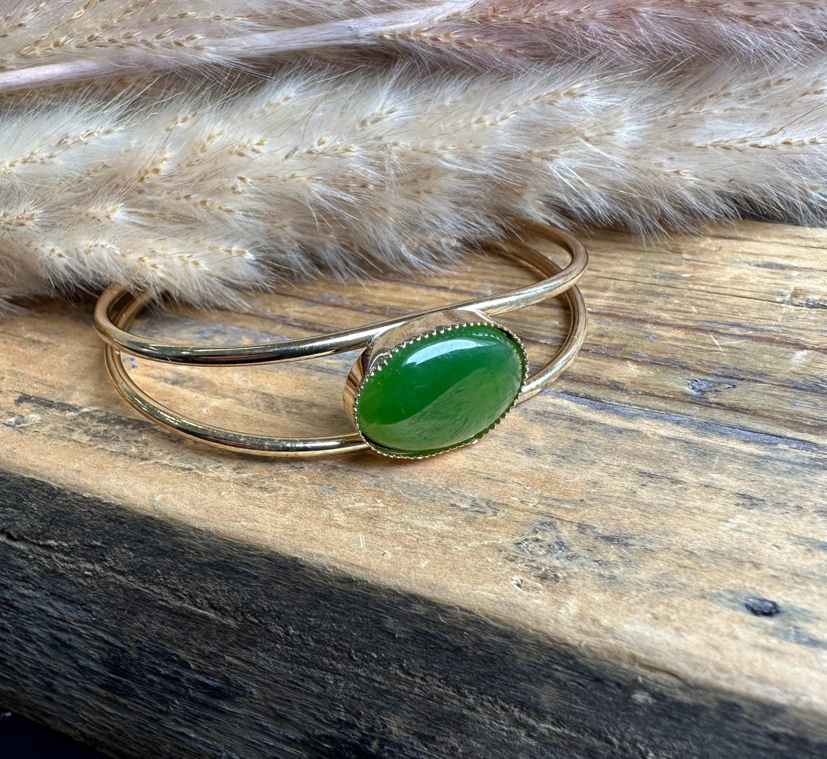 Vintage Jade Bracelet, 225 - Shop Avnu