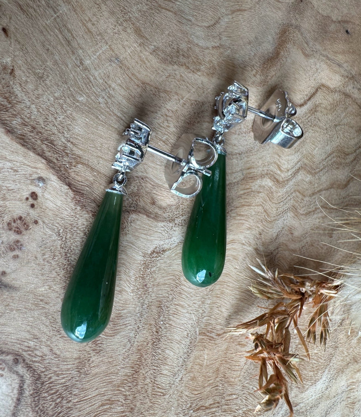 Silver Drop Studs - 32mm - Shop Avnu
