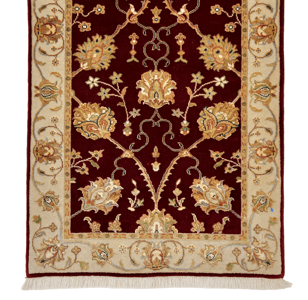 Wool w. silk Kumkapi red/ivo 2x3