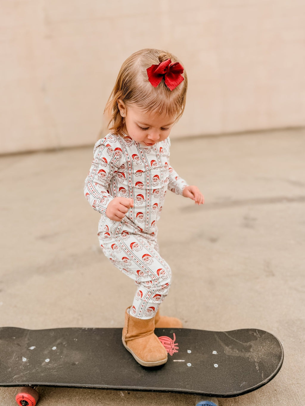 Vintage Santa Bamboo Christmas Pajamas - 2pc Set - Shop Avnu