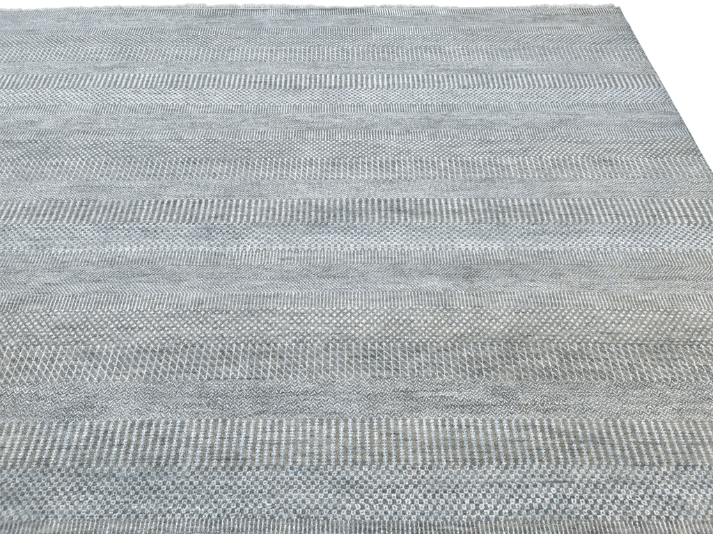 Durva/Grass Design (9'01"x12'02") lt.blue/gray