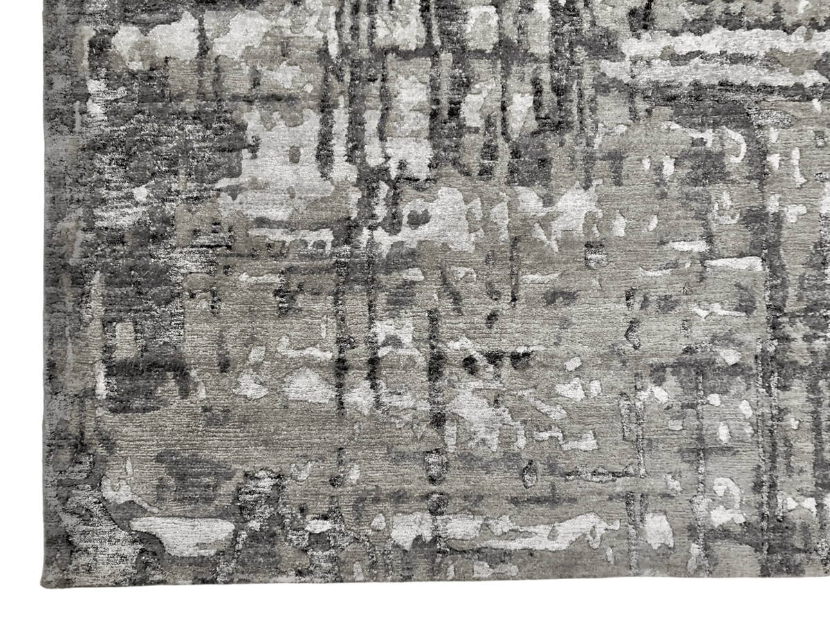 Contemporary textured dark gray 10x14