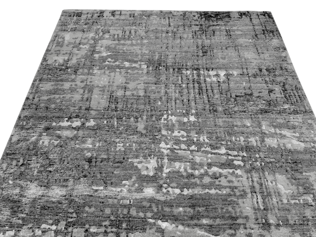 Contemporary textured dark gray 10x14