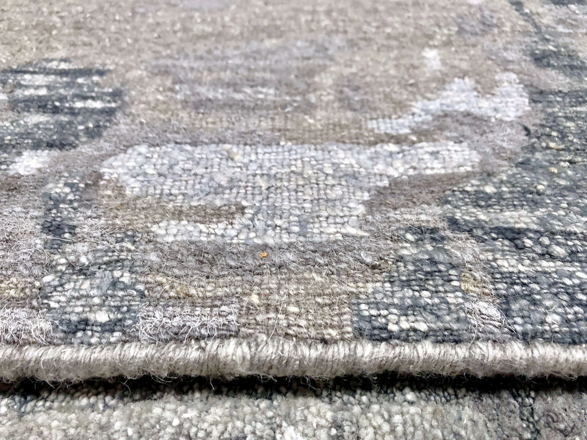 Contemporary textured dark gray 10x14
