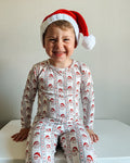 Vintage Santa Bamboo Christmas Pajamas - 2pc Set - Shop Avnu