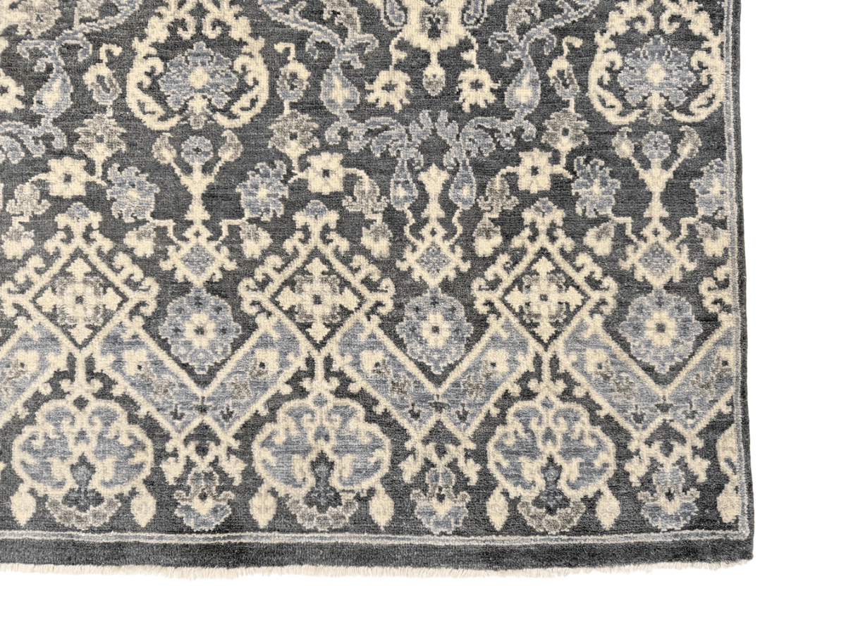 Transitional Design (6x9) dark gray/light blue