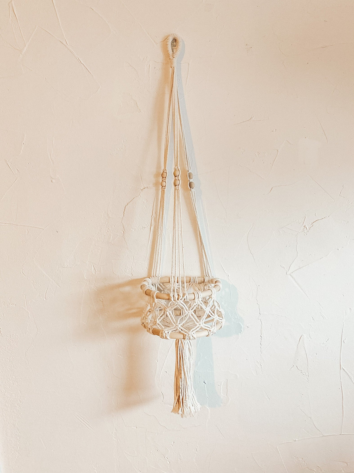 Macrame Hanging Wall Basket