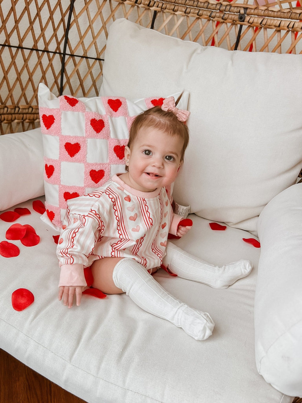 Laced with Love Sweatshirt Romper - Shop Avnu