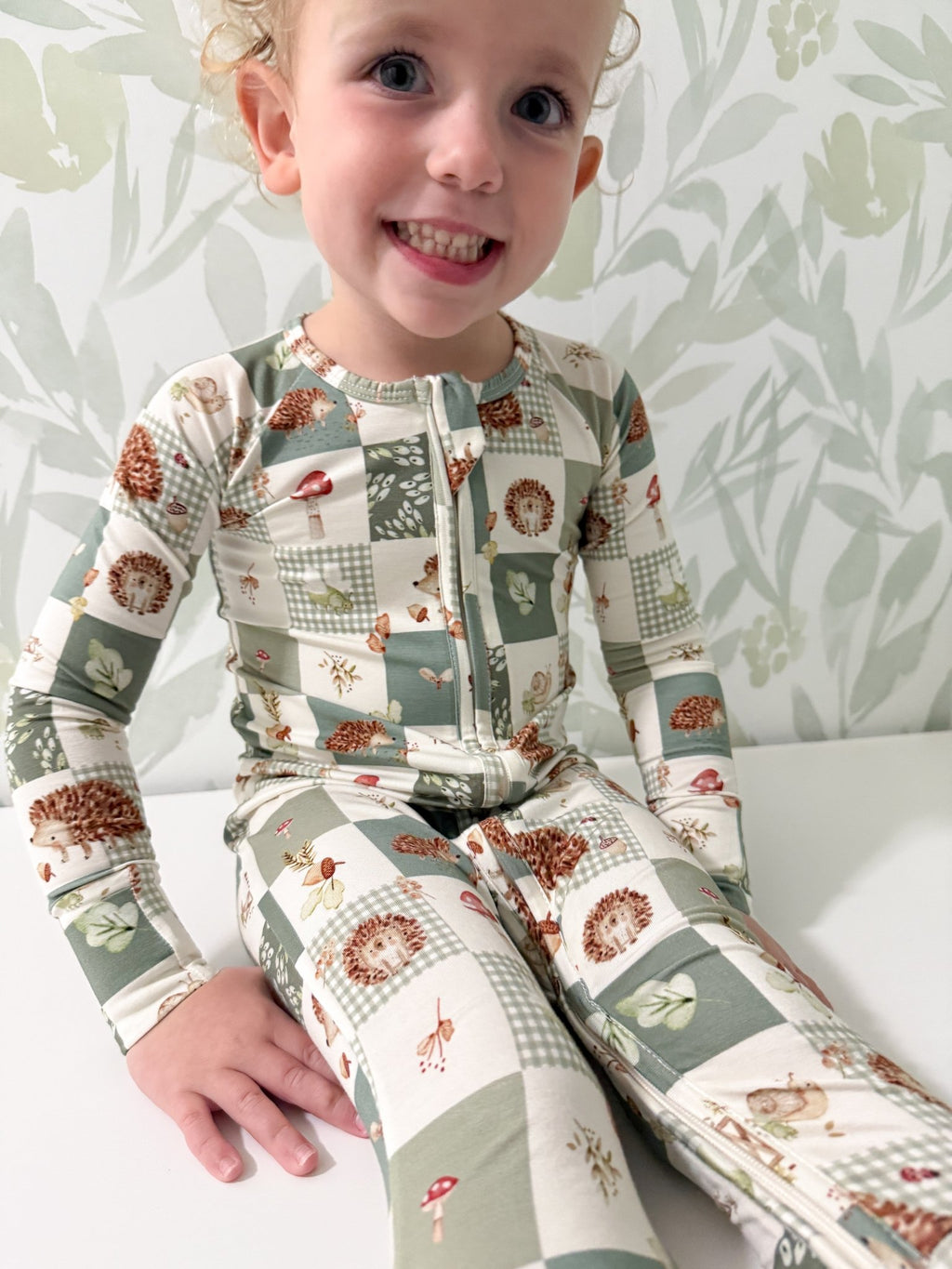 Harvest Hedgehogs Bamboo Zippy Pajamas - Shop Avnu