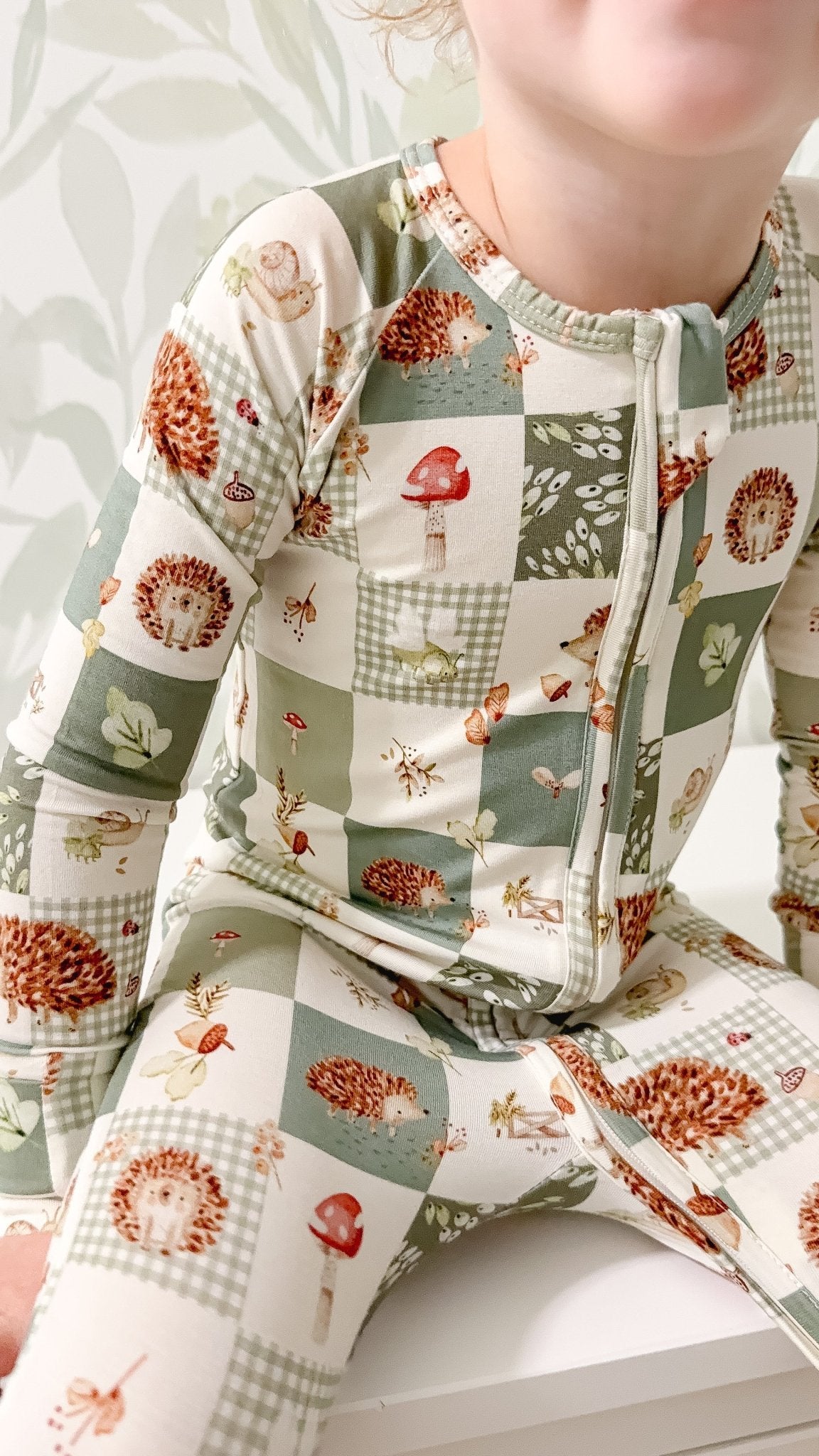 Harvest Hedgehogs Bamboo Zippy Pajamas - Shop Avnu