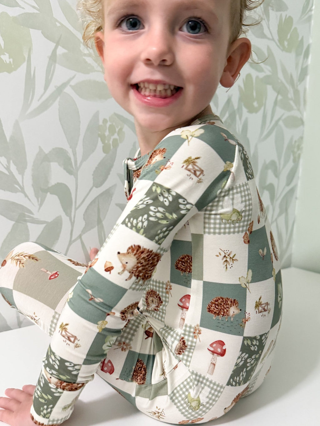 Harvest Hedgehogs Bamboo Zippy Pajamas - Shop Avnu