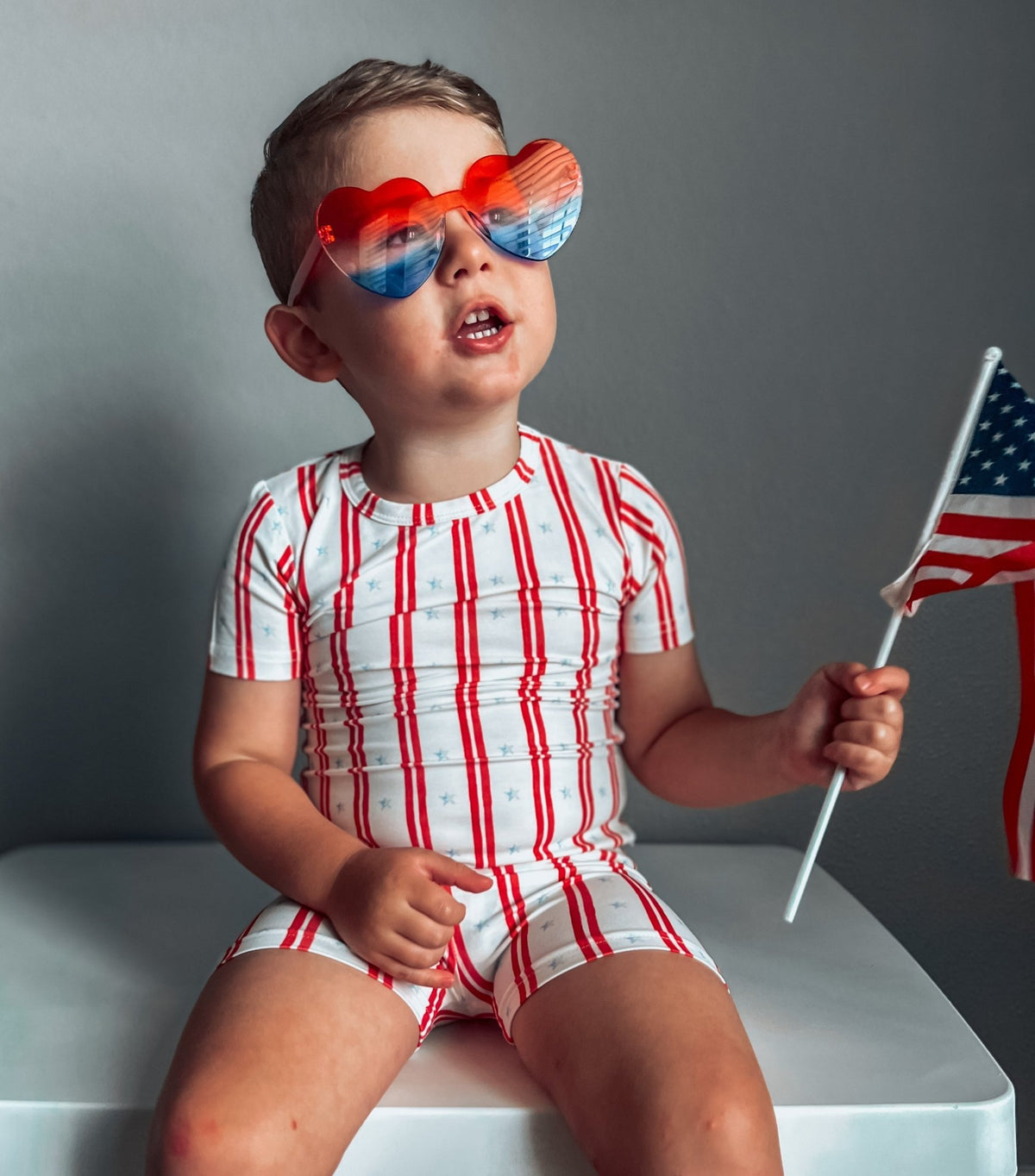 Stars & Stripes 2pc Bamboo Pajamas - Shop Avnu