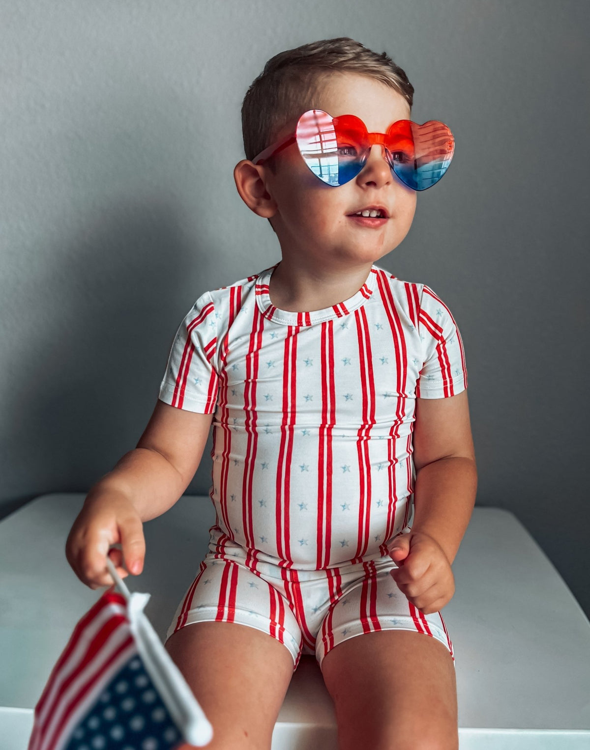 Stars & Stripes 2pc Bamboo Pajamas - Shop Avnu