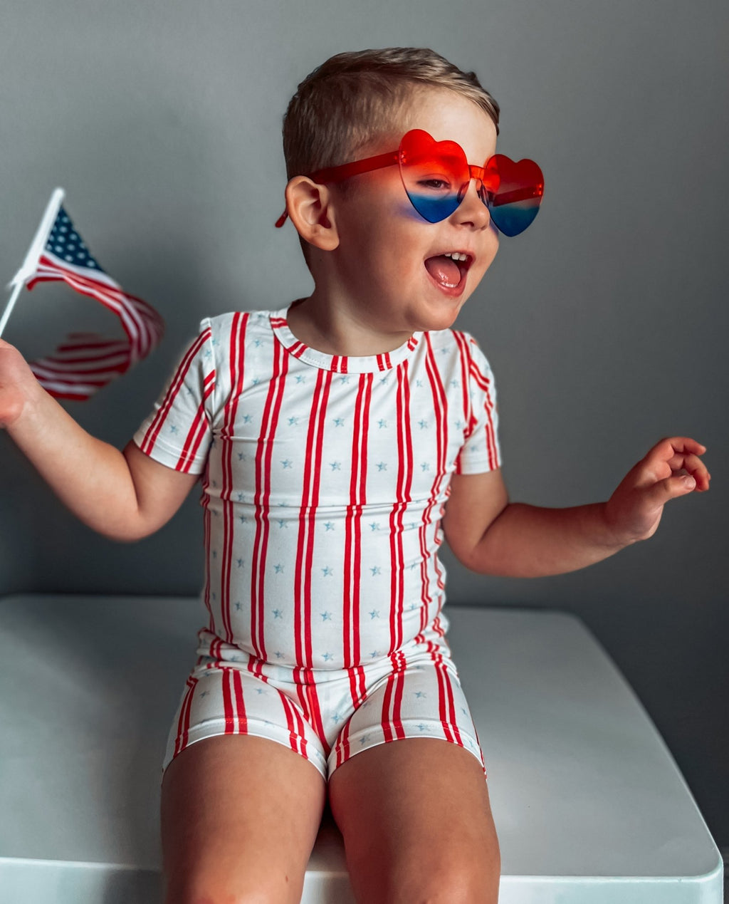 Stars & Stripes 2pc Bamboo Pajamas - Shop Avnu