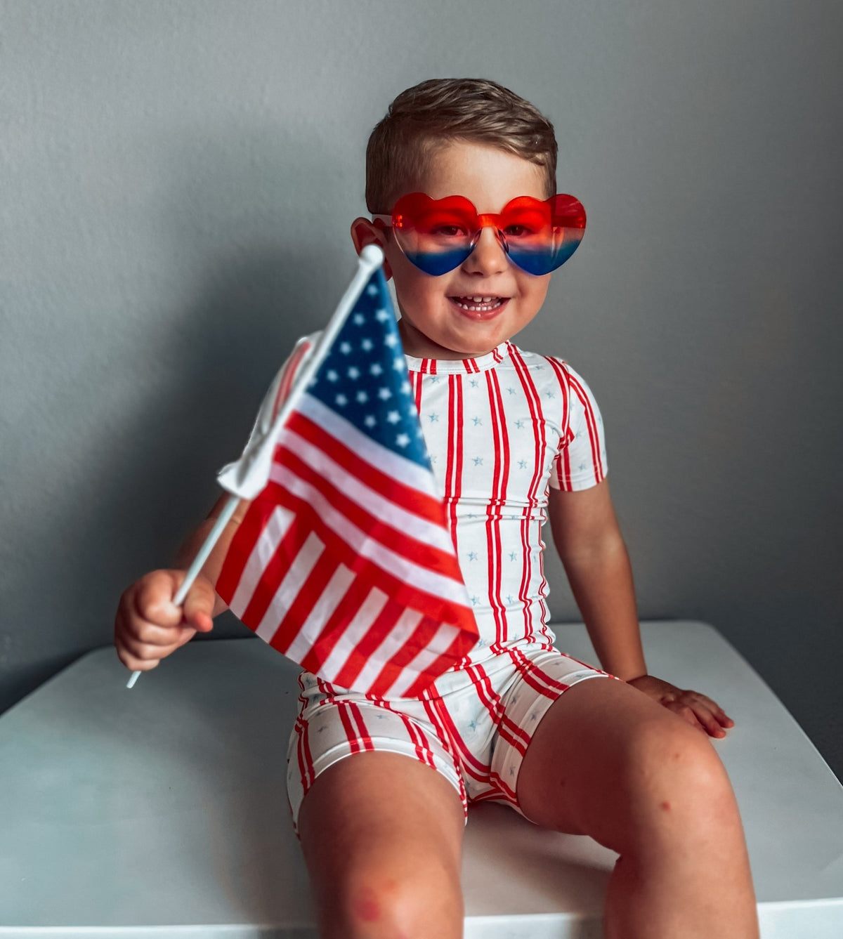 Stars & Stripes 2pc Bamboo Pajamas - Shop Avnu