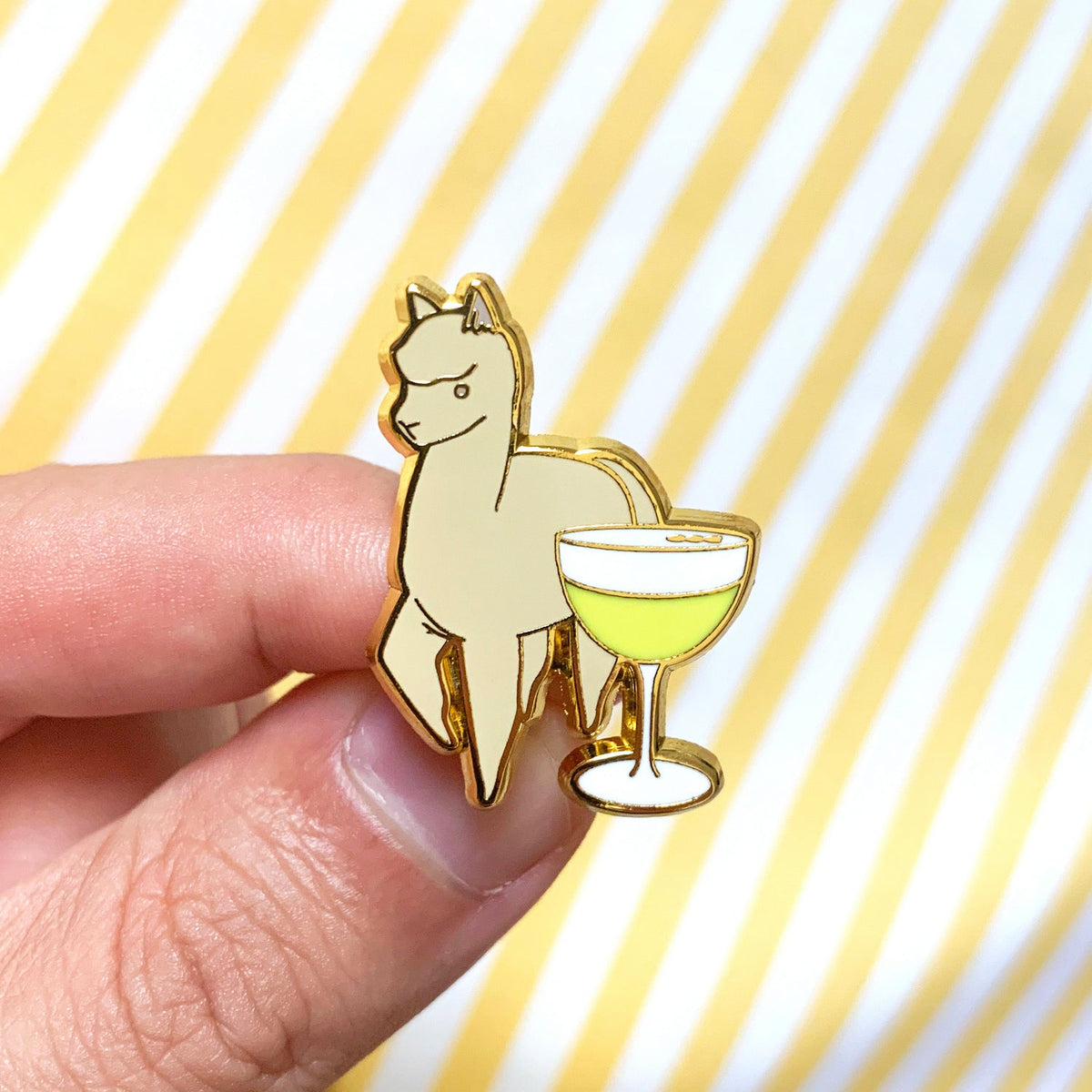 Alpaca x Pisco Sour Pin - Shop Avnu