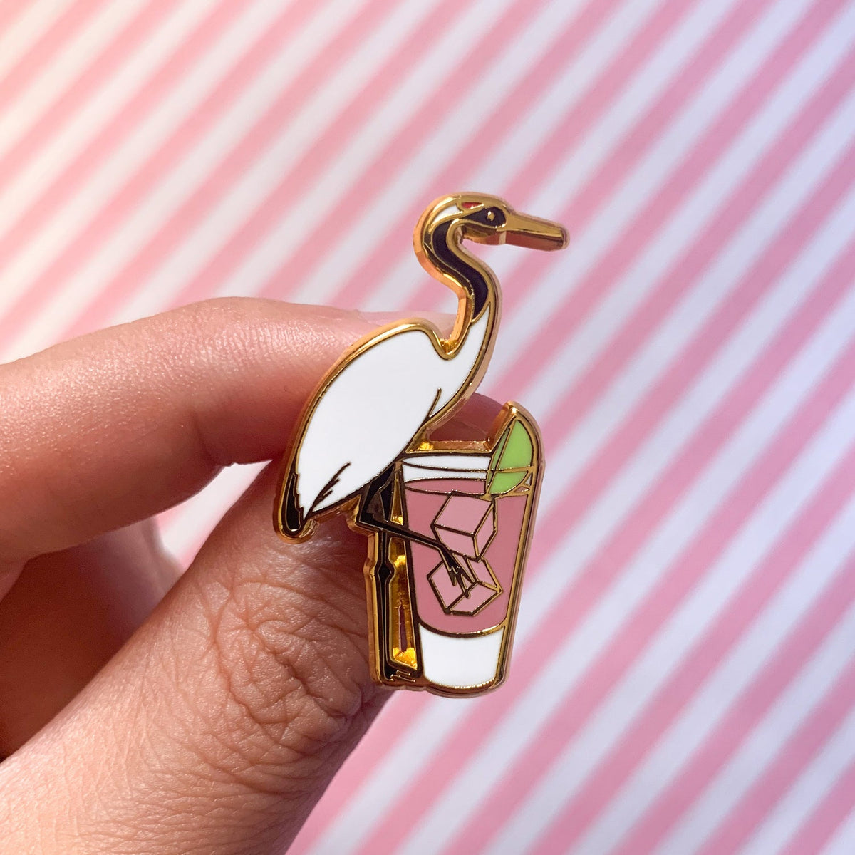 Crane x Vodka Cranberry Pin - Shop Avnu