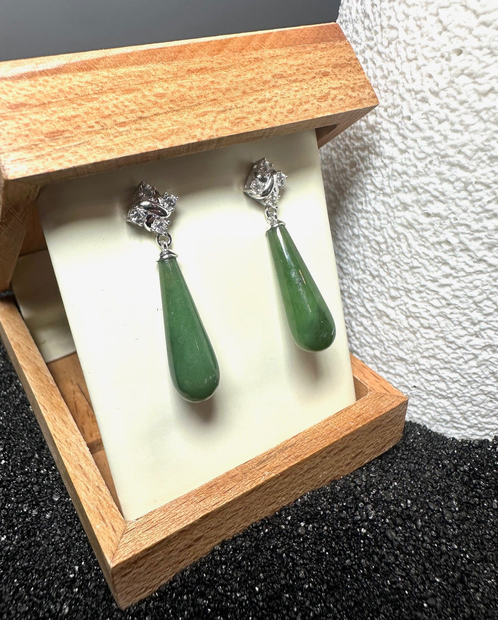 Silver Drop Studs - 32mm - Shop Avnu