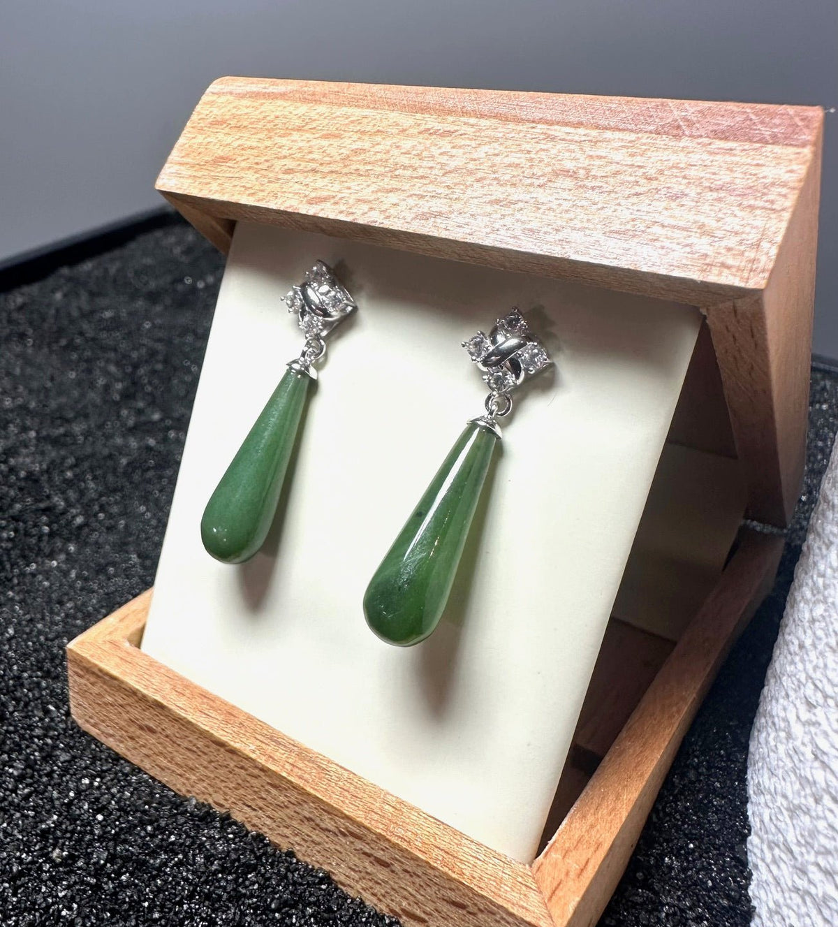 Silver Drop Studs - 32mm - Shop Avnu