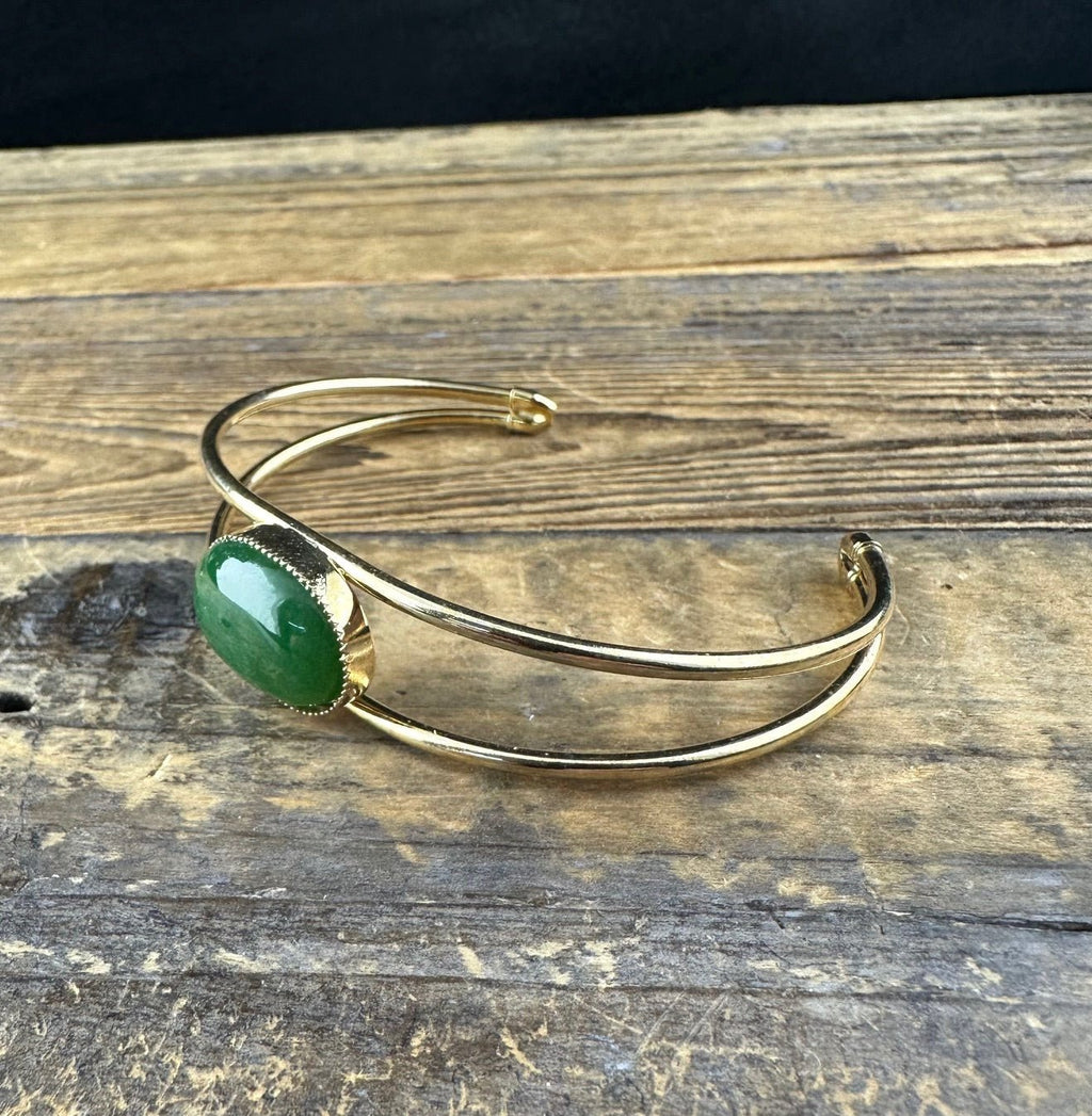 Vintage Jade Bracelet, 225 - Shop Avnu