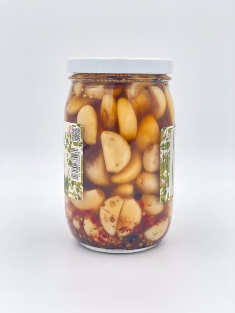 Bold Spicy Pickled Garlic - The Perfect Zesty Topping