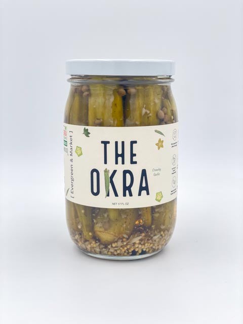 Southern Pickled Okra: Ideal for Snacks and Cocktails