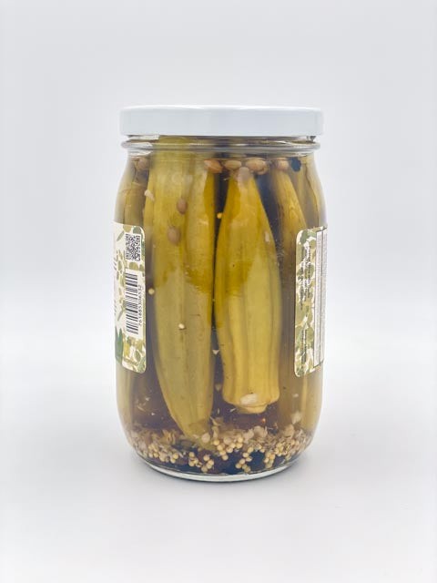 Southern Pickled Okra: Ideal for Snacks and Cocktails