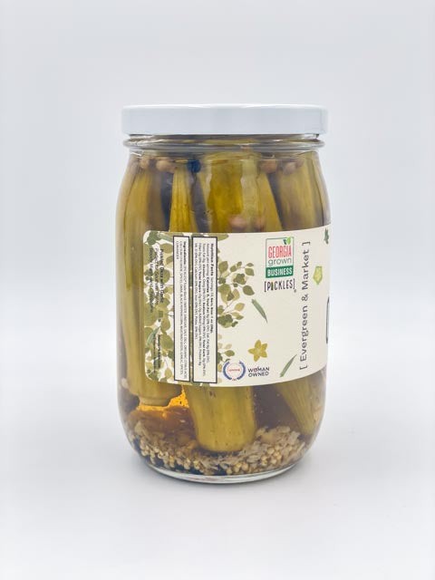 Southern Pickled Okra: Ideal for Snacks and Cocktails