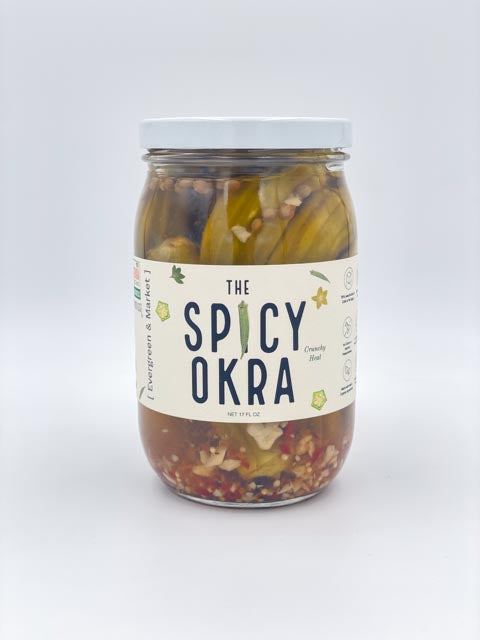 Spicy Crunchy Okra Pickles - Southern Flavor in a Jar