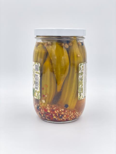 Spicy Crunchy Okra Pickles - Southern Flavor in a Jar