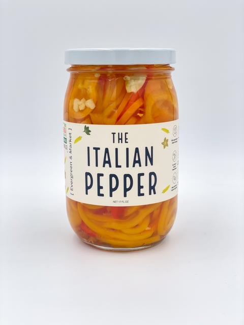 The Sweet Italian Pepper - Mild and Garlicky Pickled Peppers